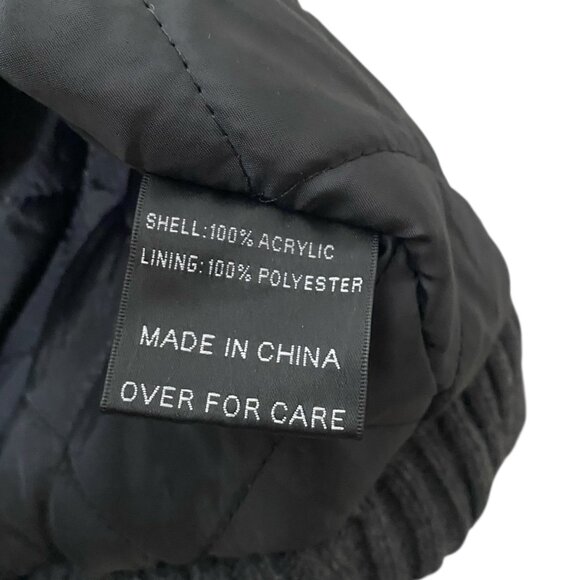 American Stitch quilt lined cardigan sweater coat jacket elbow patch L mens NWT - Picture 4 of 11